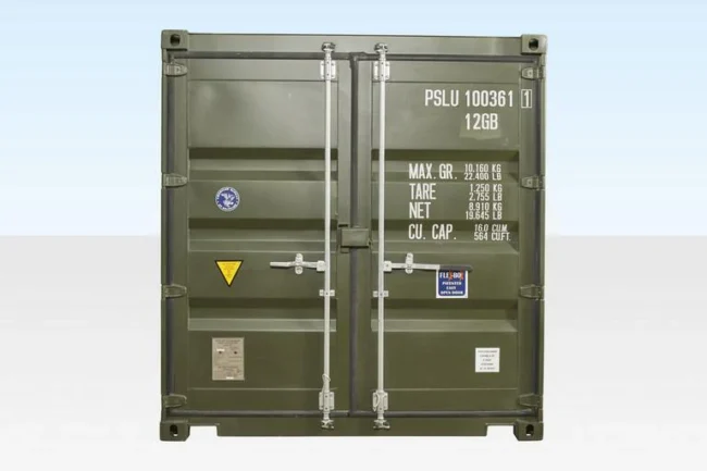 CONTENEDOR 10FT X 8FT (NUEVO) VERDE (RAL 6007) HC - Imagen 2