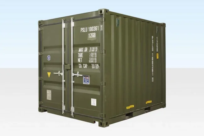 CONTENEDOR 10FT X 8FT (NUEVO) VERDE (RAL 6007) HC