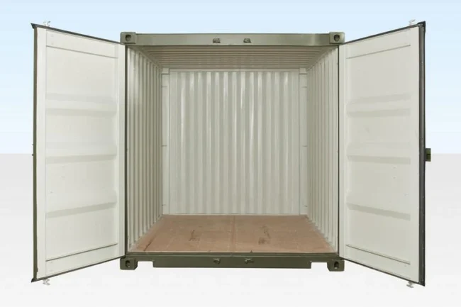 CONTENEDOR 10FT X 8FT (NUEVO) VERDE (RAL 6007) HC - Imagen 3